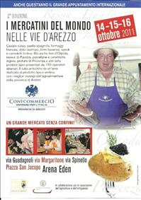 I Mercatini del mondo nelle vie di Arezzo