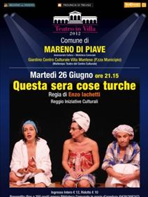 Teatro in Villa 2012 manifestazioni teatrali nella Marca Trevigiana